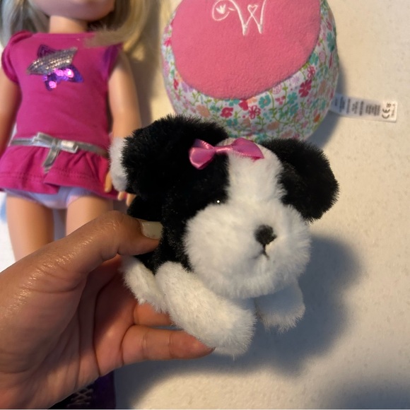 American Girl Wellie Wisher Camille Doll Puppy Beanbag - Picture 3 of 6